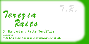 terezia raits business card